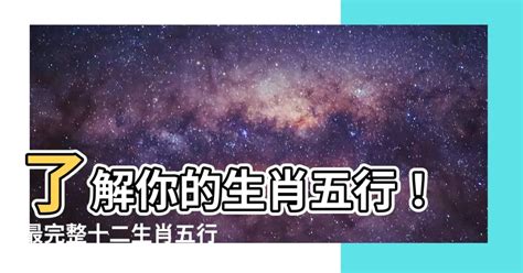 兔屬性|十二生肖五行屬性對照表